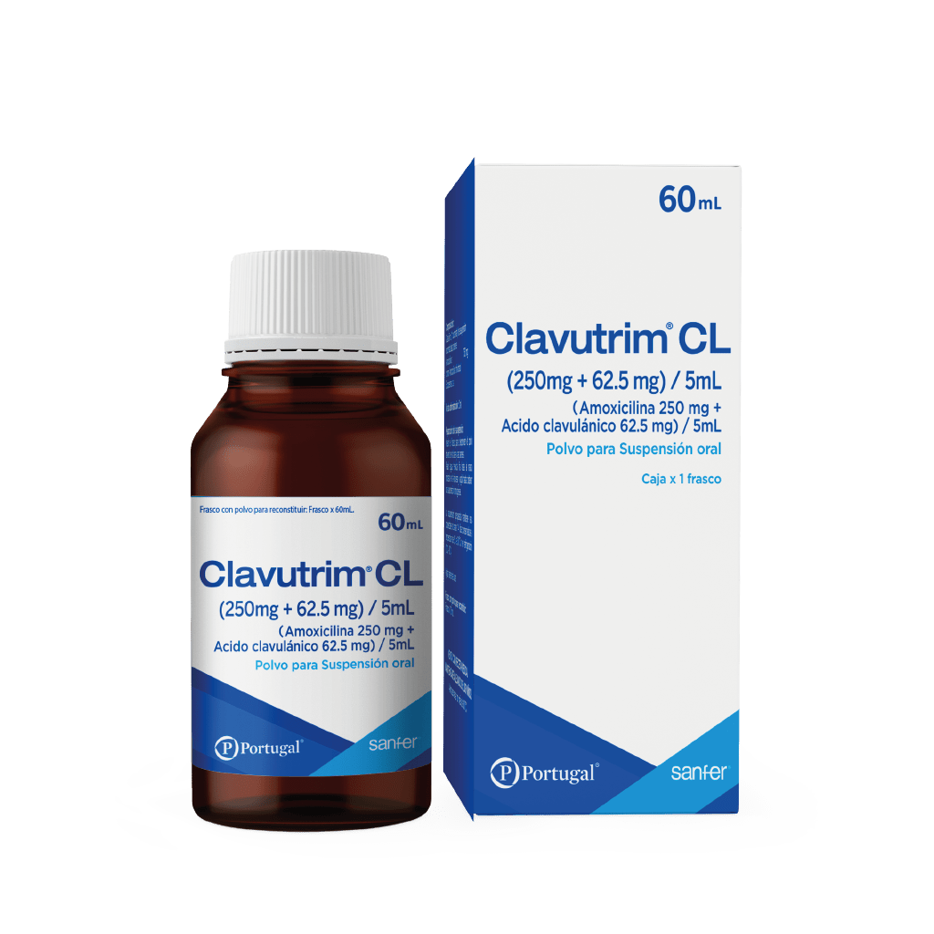 Clavutrim jarabe (amoxicilina 250 mg/5ml)......venta x una unidad