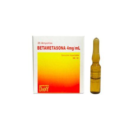 Betametasona 4mg/1ml  X 25 Ampollas...venta X 1unidad
