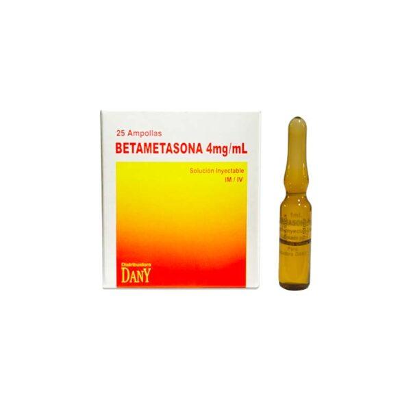 Betametasona 4mg/1ml  X 25 Ampollas...venta X 1unidad