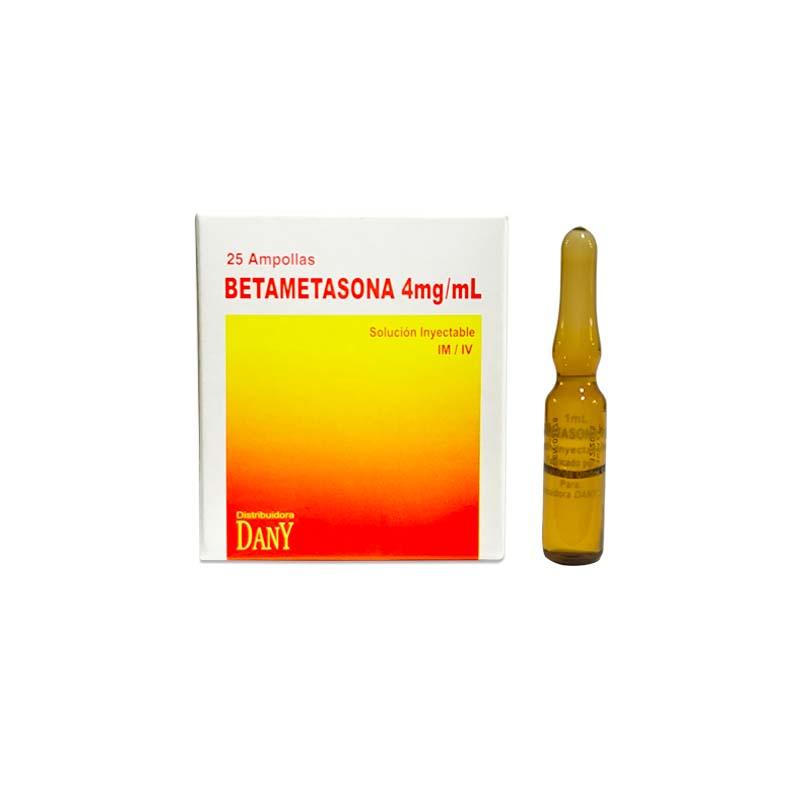 Betametasona 4mg/1ml  X 25 Ampollas...venta X 1unidad