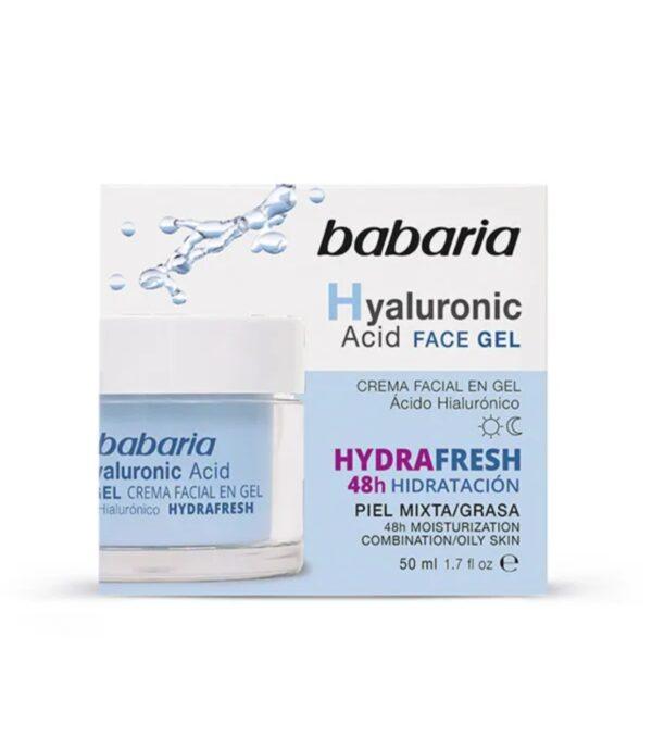 Babaria Crema facial  ácido hialuronico pote x 50 ml.....venta x una unidad
