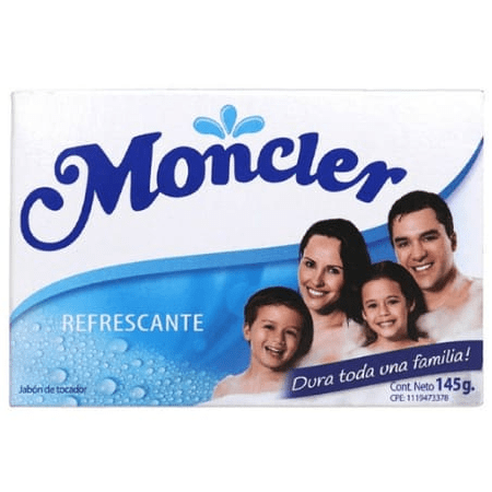 Jabon Moncler Azul Refrescante Cont.neto 145 Gr...venta X 1unidad