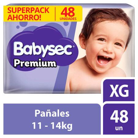 Pañal baby sec premiun xg paquete  x 48 unidades..............venta x una paquete