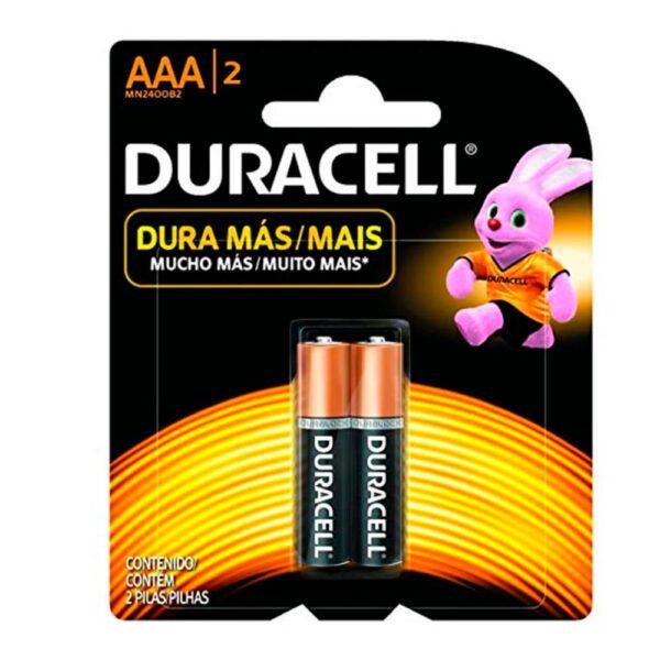 Pilas duracel triple A..........venta x una unidad
