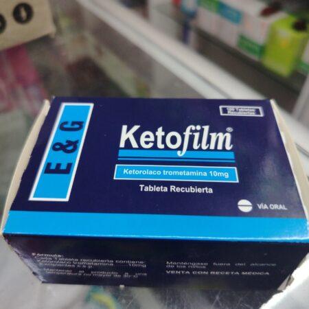 ketofilm (Ketorolaco 10 mg)...............venta x una unidad