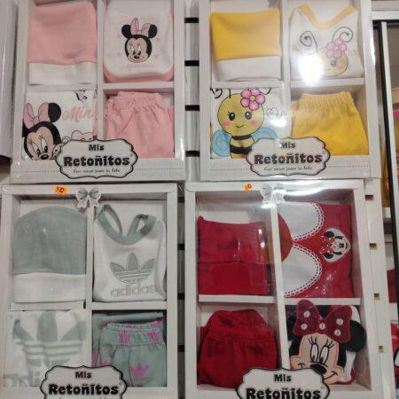 Ropones para niña caja x  4 piezas..............venta x una unidad