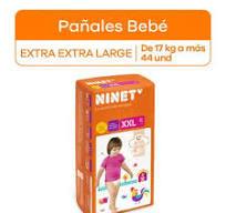 Pañal ninet talla xxg ( 44 unidades ) ( pañales)............venta x una unidad