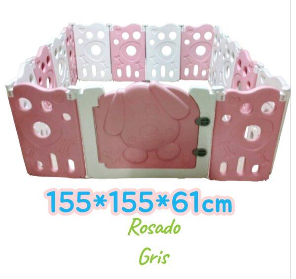 CORRAL PERRITO QQ 6-QQ7 color gris y blanco  .... venta x unidad
