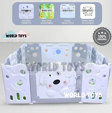 CORRAL PERRITO QQ 6-QQ7 color gris y blanco  .... venta x unidad