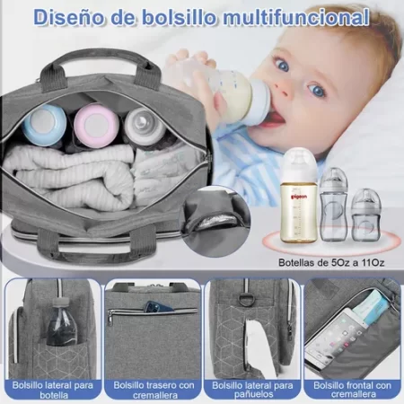 Pañalera tipo mochila...................venta x una unidad