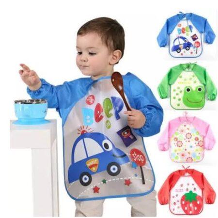 Babero manga corona .....venta x una unidad