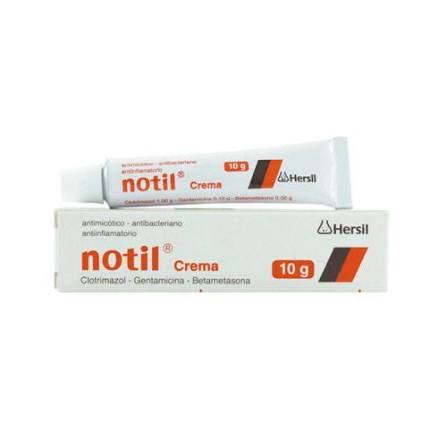 Notil Crema (clotrimazol,gentamicina,betametasona) Tubo X 10g....venta X 1unidad