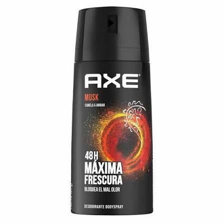 Desodorante axe spray musk (canela & ambar ) cont.neto 150ml..............venta x una unidad