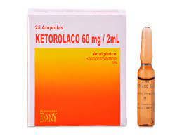 ketorolaco 60 mg/2 ml ampolla..............venta x una unidad
