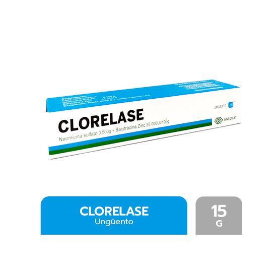 Clorelase ( neomicina sulfato 0.500g+bacitracina zinc 25000 ui/100 gr)...venta x una unidad