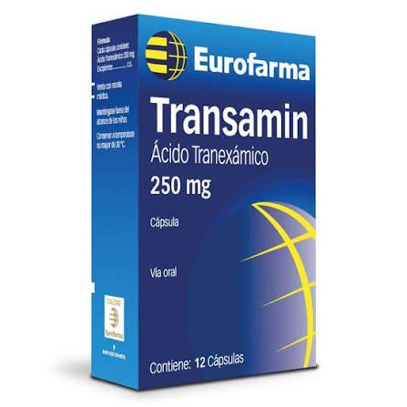 Transamin 250 mg (ácido tranexámico)..venta x una unidad
