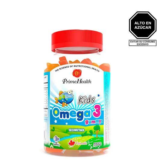 Gomitas kids omega 3 (concentrado de manzana,concentrado de limon,acetato de pescado en polvo)...venta x una unidad