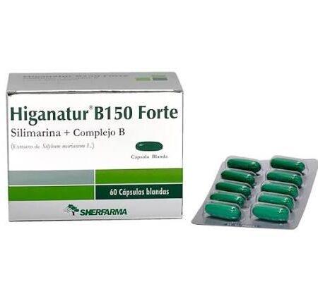 Higanatur B 150 cápsula blanda (silimarina,b1,b2,b3,b6,b5).....venta x una unidad