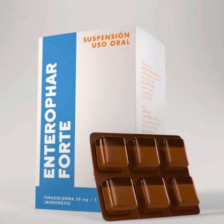 Enterophar forte jarabe (furazolidona 50 mg/5ml)...venta x una unidad