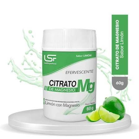 Citrato de magnesio MG efervecente (atomizado de limón,citrato de margesio,bicarbonato de sodio,acido citrico)pote x 60 gr...venta x una unidad