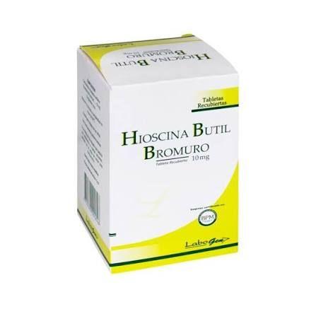 Hioscina butil bromuro 10 mg.....venta x una unidad