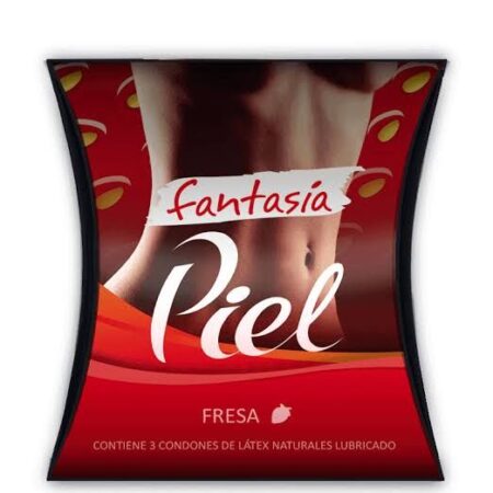Preservativo piel fantasía fresa.........venta x una unidad
