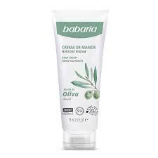 Babaria crema de manos con aceite de oliva cont.neto 75 ml....venta x una unidad