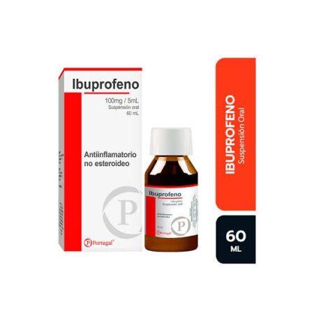 Ibuprofeno jarabe 100 mg/5ml cont.neto 60 ml.....venta x una unidad
