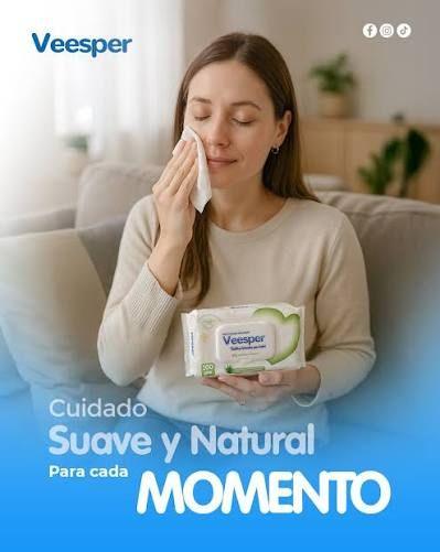 Toallitas humedas veesper x 100 unidades..........venta x una unidad