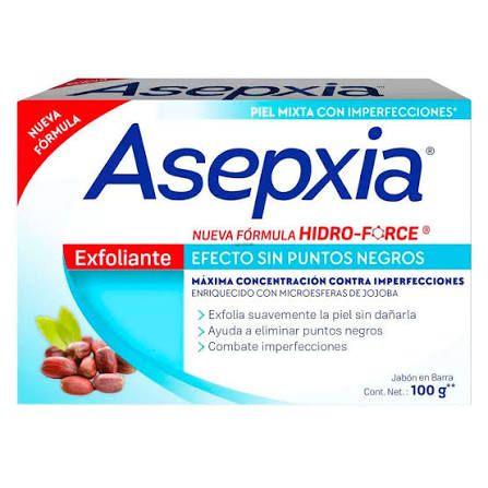 Jabón asepxia exfoliante cont.neto 100 gr..............venta x una unidad