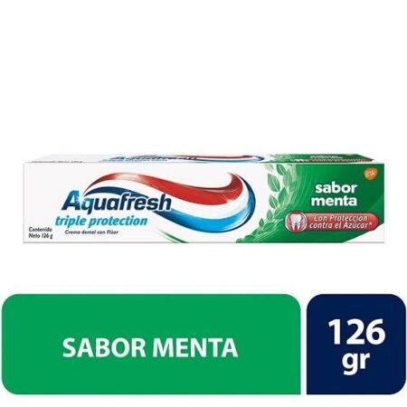 Aguafresh triple proteccion sabor a menta..................venta x una unidad4.40