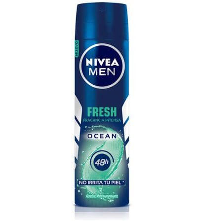 Desodorante Aerosol Nivea Men Fresh Fragancia Intensa Ocean Cont. Neto 150 Ml...venta X 1unidad