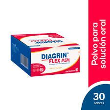 Diagrin flex m.s.m cont.neto 30 sobres (glucosamina +condrotina+metilsulfonilmetano)............venta x una caja