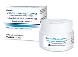 Cadelius 600 mg/1000ui (calcio/colecalciferol (vitamina d3)............venta x una unidad