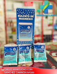 Sulfato de nagnesio en sachet cont.neto 25 gr..............venta x una unidad