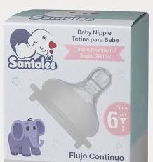 Tetina santolee flujo continuo....venta x una unidad
