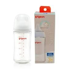 Biberon de vidrio pigeon 8 onzas.....venta x una unidad