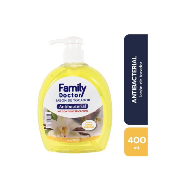 Jabon liquido family doctor (vainilla) cont.neto 400 gr....venta x una  unidad