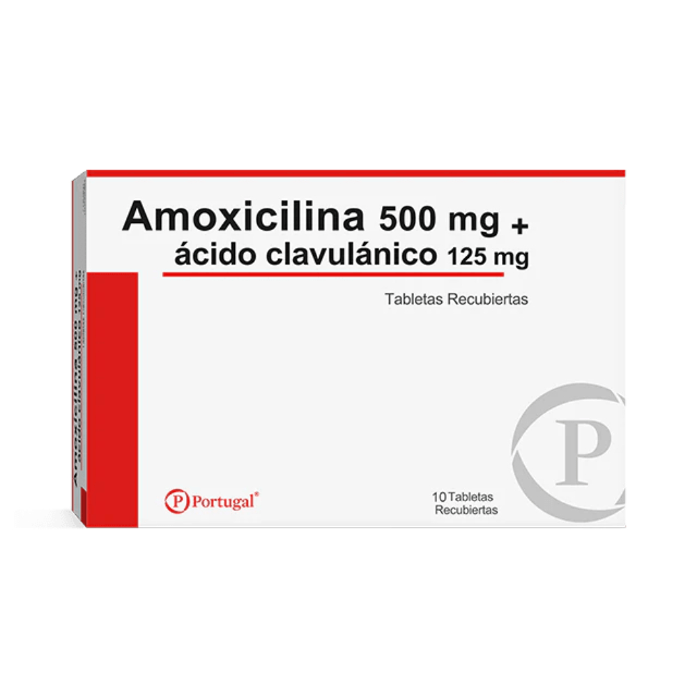 Amoxicilina 500 Mg + ácido Clavuánico 125 Mg Caja X 10 Tabletas...venta X 1unidad: imagen 1