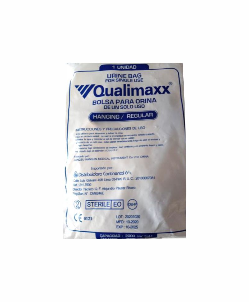 Bolsa Para Orina Adulto De Un Solo Uso...venta X 1unidad: imagen 1