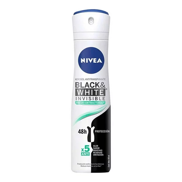 Desodorante Nivea Spray Black &white Fresh...venta X 1unidad: imagen 1