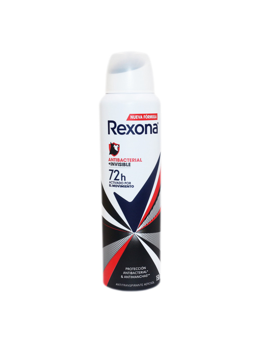 Desodorante Rexona Spray Antibacterial + Invisible  Para Mujer Cont.neto 150 Ml...venta X 1unidad: imagen 1