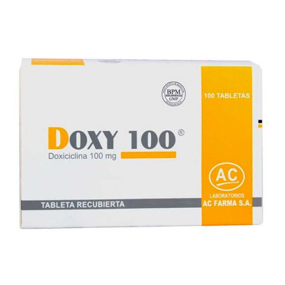 Doxy 100 Mg X 100 Cap...venta X 1unidad