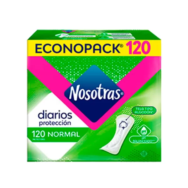 Econo Pack Nosotras Protectores Diarios X 120 Unidades...venta X 1pack