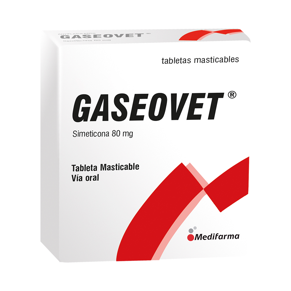 Gaseovet Masticable  Simeticona 80mg X 120 Tab...venta X 1unidad: imagen 1