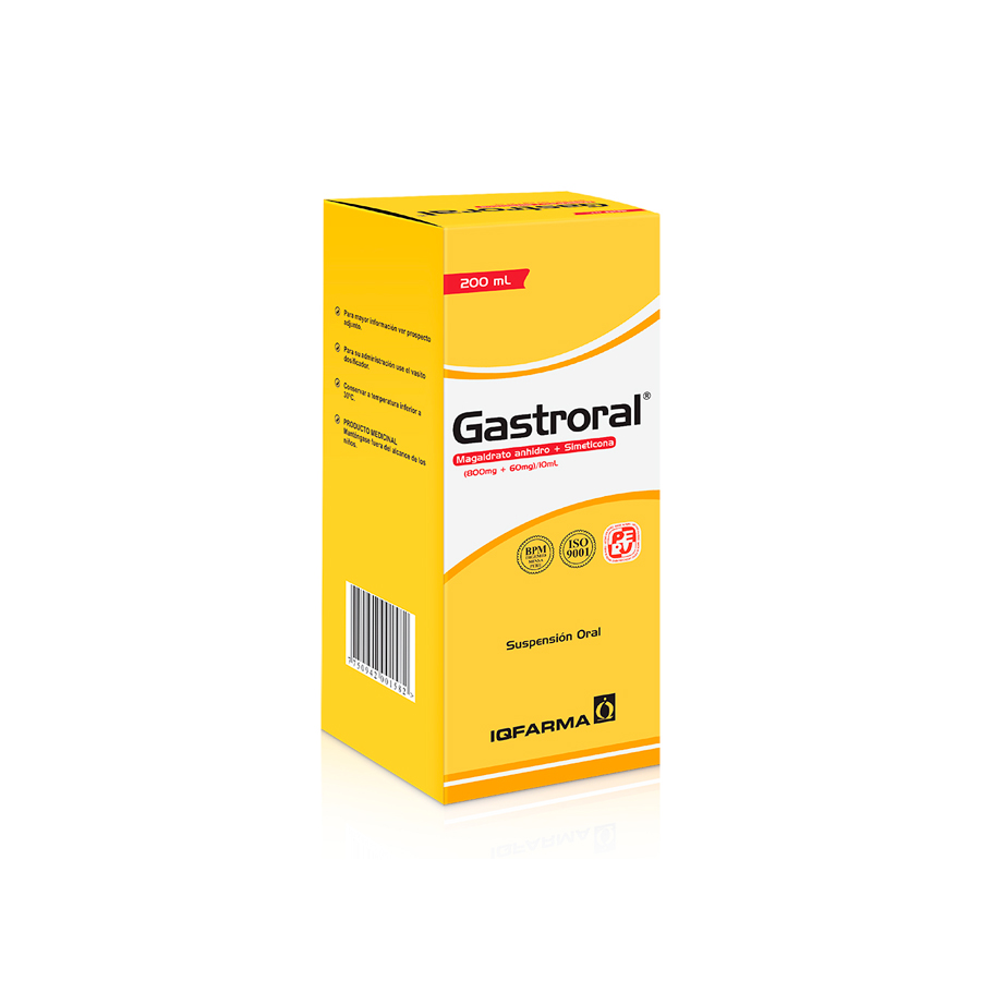 Gastroral Jarabe (magaldrato Anhidro + Simeticona) cont.neto 200 ml.....venta X 1unidad: imagen 1