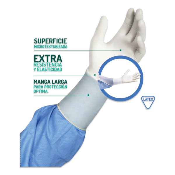 Guantes Quirurgicos #7.5 X 50 Unida Top Medic...venta X 1unidad