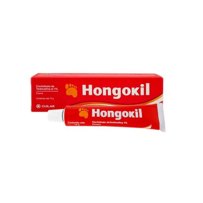Hongokil  (clorhidrato de terbinafina al 1%) Cont.neto 15 Gr.....venta X 1unidad: imagen 1