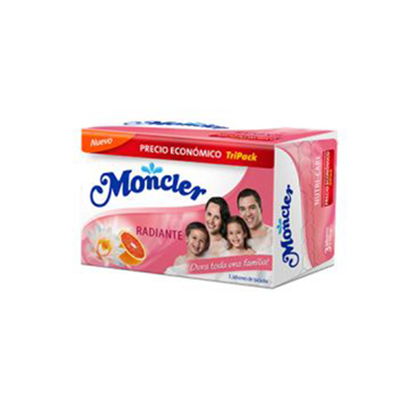 Jabon Moncler (radiante 145gr )...venta X 1unidad