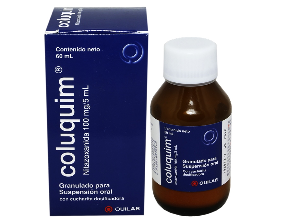 Jarabe Coluquim (nitazoxanida 100 Mg/5ml)...venta X 1unidad: imagen 1